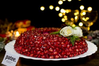 Салат гранатовый браслет с курицей