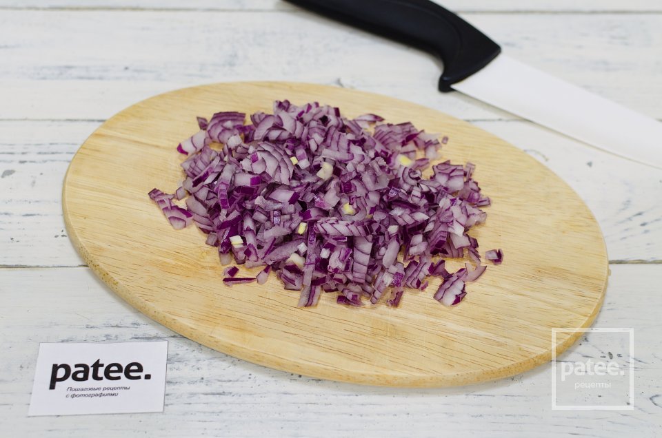 Салат гранатовый браслет с курицей - Шаг 10