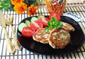 Куриные котлеты с грибами