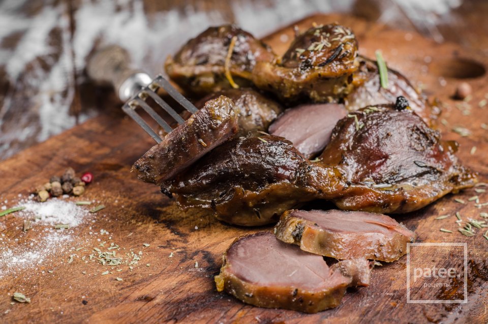 Конфи из утиных желудков - Шаг 13