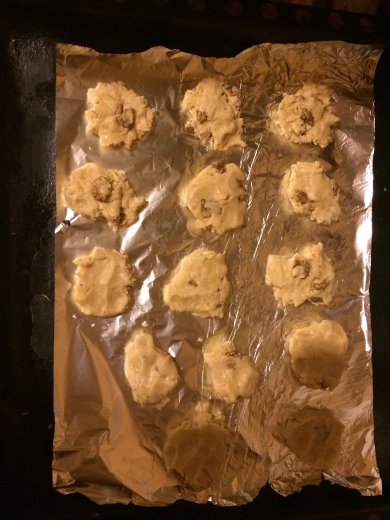  Печенье с грецкими орехами, корицей и мускатным орехом - Шаг 6