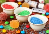 Как сделать цветной сахар