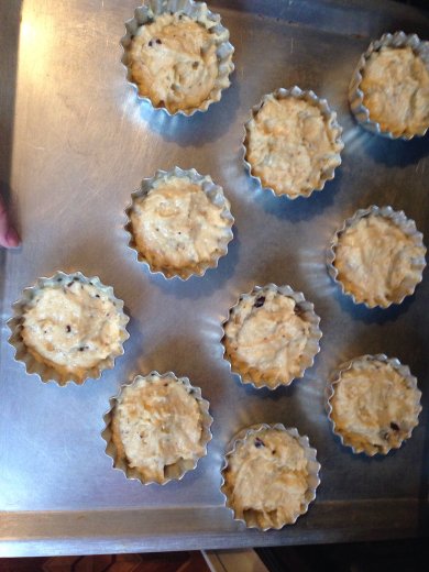 макмафин с бананом и шоколадной крошкой - Шаг 1