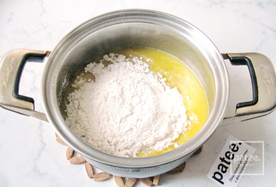 Профитроли со сливочным сыром и соленой форелью - Шаг 4