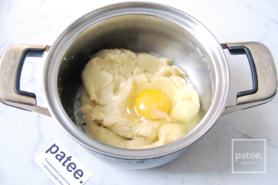 Профитроли со сливочным сыром и соленой форелью - Шаг 6