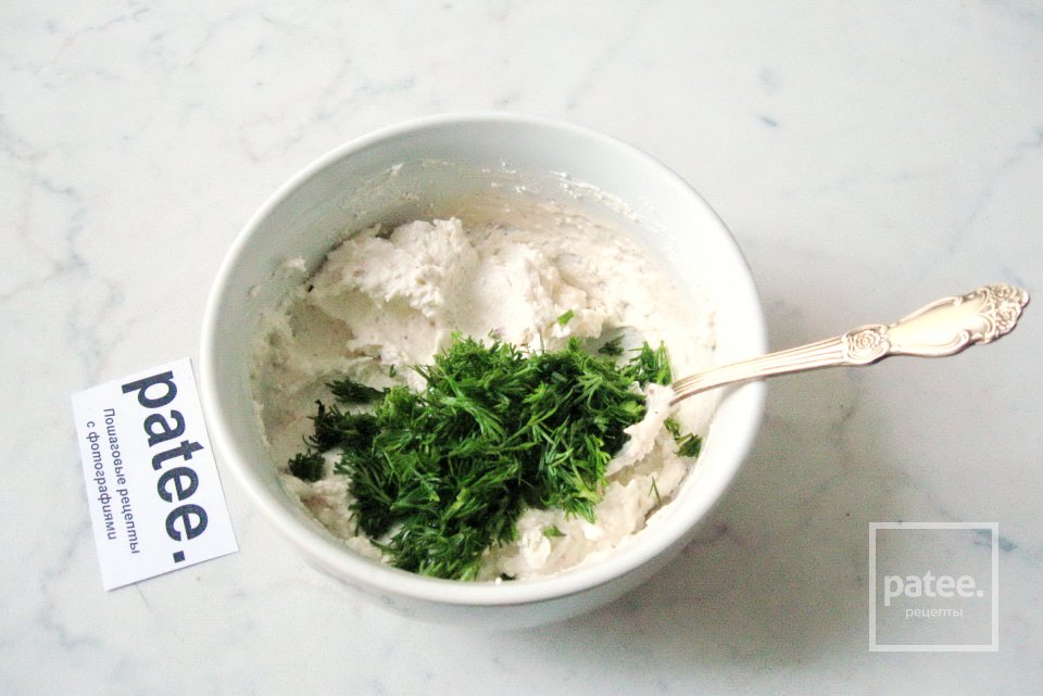 Профитроли со сливочным сыром и соленой форелью - Шаг 10