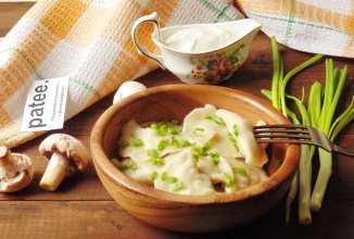 Вареники с мясом и грибами