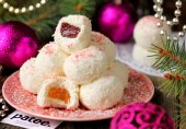 Творожные шарики с мармеладом