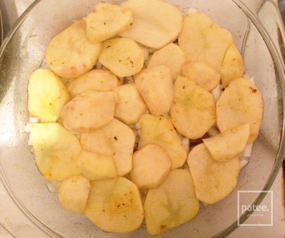 Картофель,запеченный с грибами. - Шаг 9