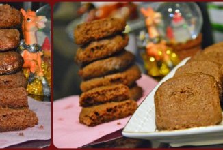 Шоколадно-песочное печенье