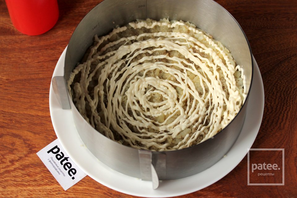 Новогодний салат Овечка - Шаг 3