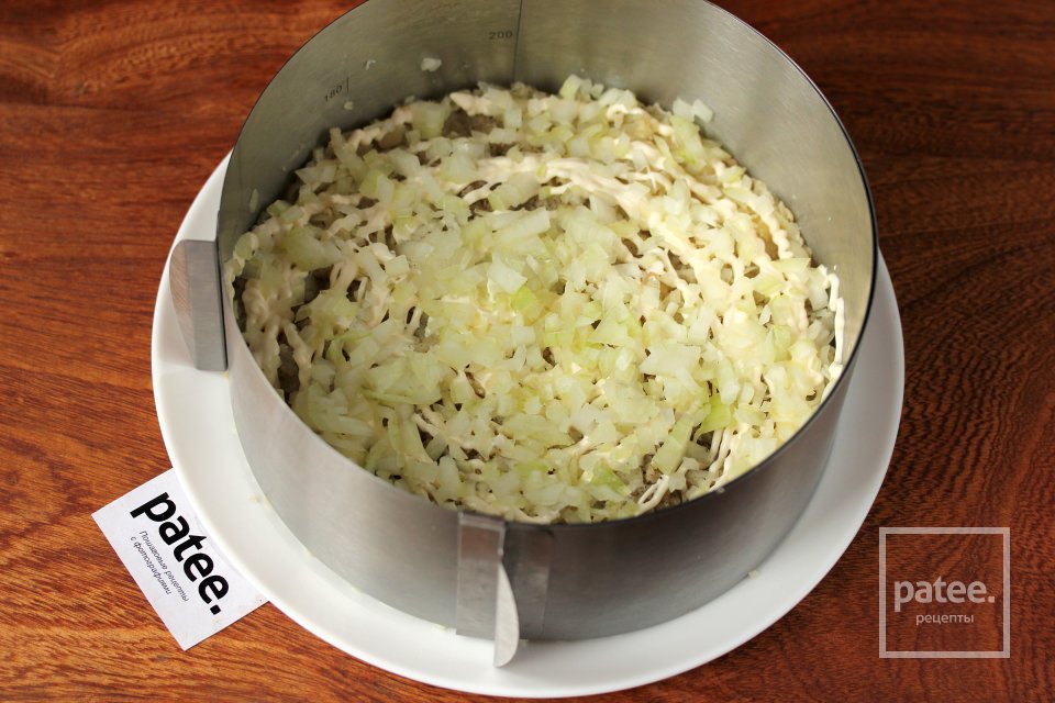 Новогодний салат Овечка - Шаг 4