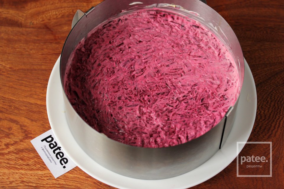 Новогодний салат Овечка - Шаг 11