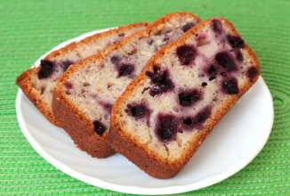 Черничный кекс с йогуртом