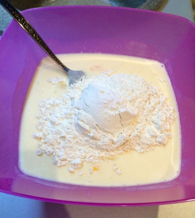 Блинчики на кефире 🌕 - Шаг 2