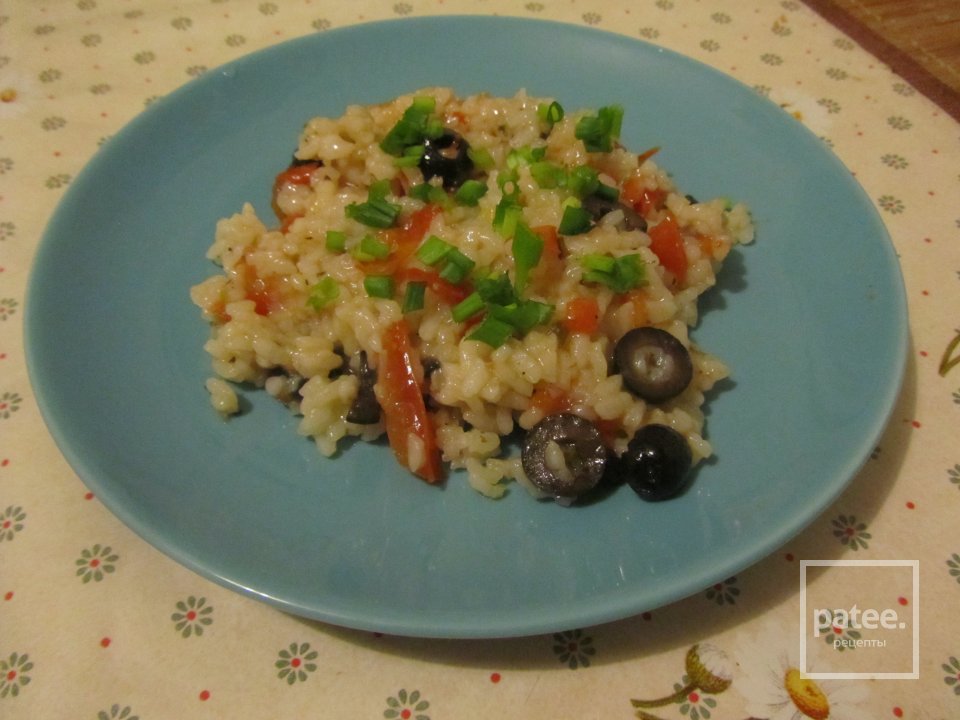 Ризотто с помидорами и оливками - Шаг 6