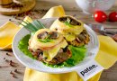 Куриное филе с грибами и сыром в духовке
