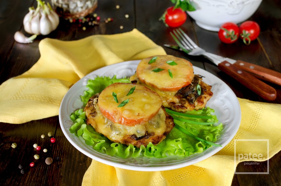 Куриное филе с грибами и сыром в духовке - Шаг 17