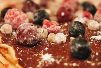 Блинный торт с яблоками