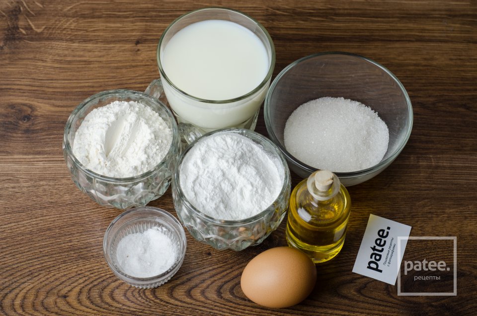 Блинный торт с икрой - Шаг 1