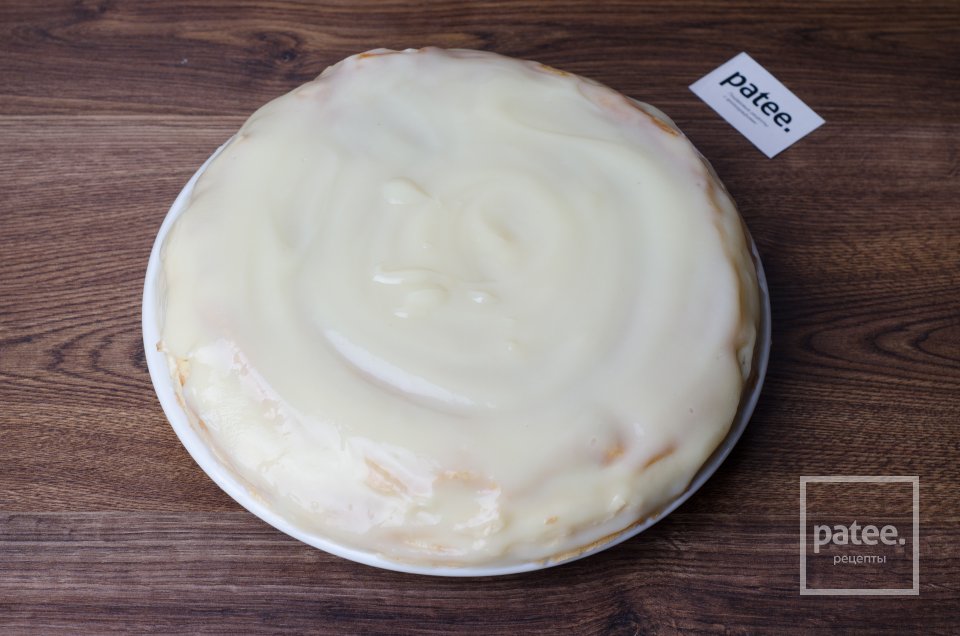 Блинный торт с икрой - Шаг 15