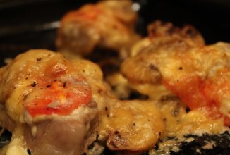 Запеченая свинина со сливками