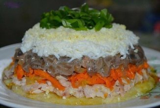 Салат "Каприз"