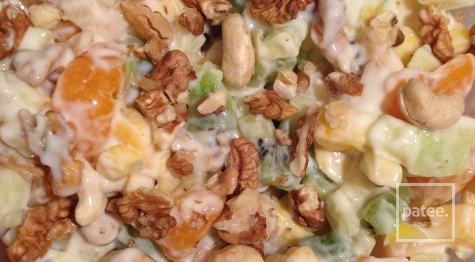 фруктовый салат с кешью - Шаг 1