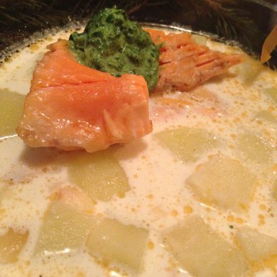 Лососевый суп - Шаг 1