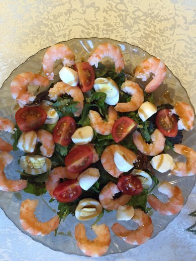 Легкий салат с креветками - Шаг 7