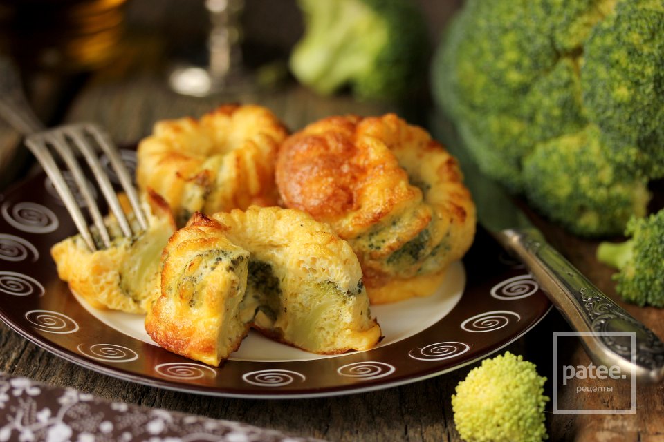 Яичные кексы с сыром и брокколи - Шаг 12