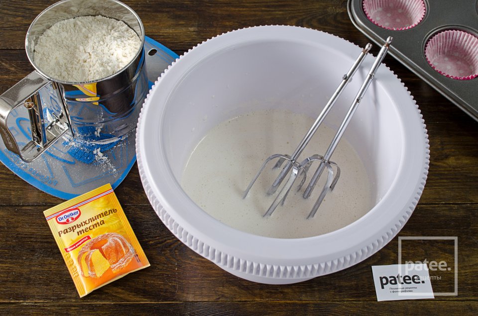 Маффины с яблочными розами - Шаг 6