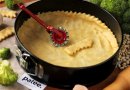 Рубленое песочное тесто для открытых пирогов