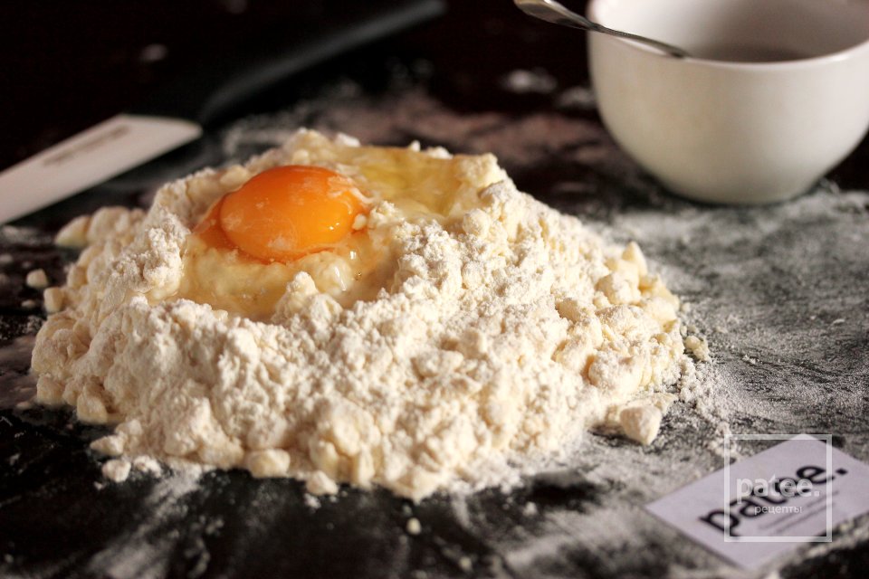 Рубленое песочное тесто для открытых пирогов - Шаг 8