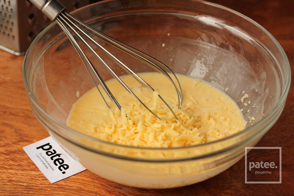 Киш с копчёной курицей и брокколи - Шаг 6