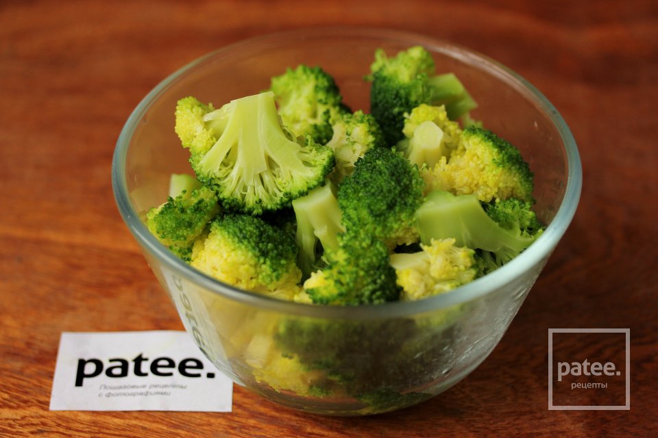 Киш с копчёной курицей и брокколи - Шаг 8