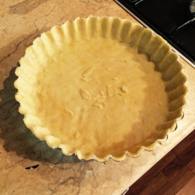 Лоранский киш с курицей и грибами - Шаг 8