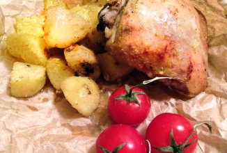 Курочка с картофелем