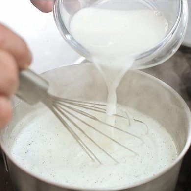 Молочный кисель с ванилью - Шаг 3