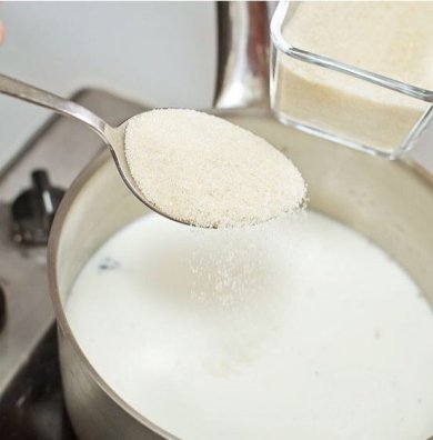 Молочный кисель с ванилью - Шаг 4