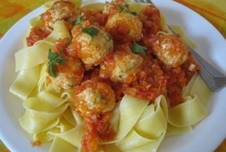 Мини тефтели в томатном соусе