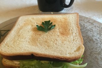 Гамбургер с мраморной говядиной