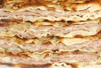 Китайские лепешки с мясом