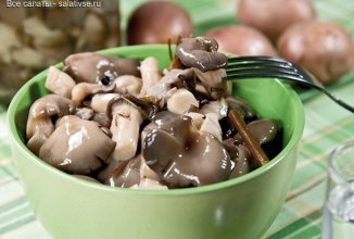 Маринованные вешенки