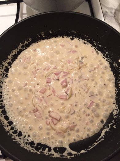 Паста Карбонара - Шаг 3