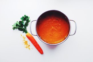 Морковный крем-суп.