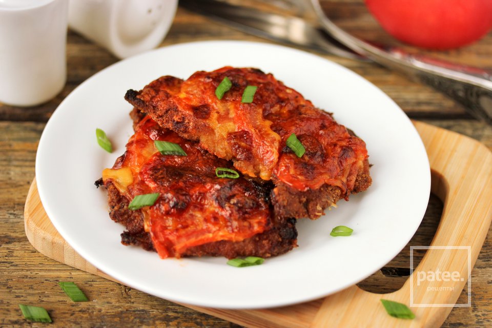 Отбивные из свинины с помидорами и сыром - Шаг 15