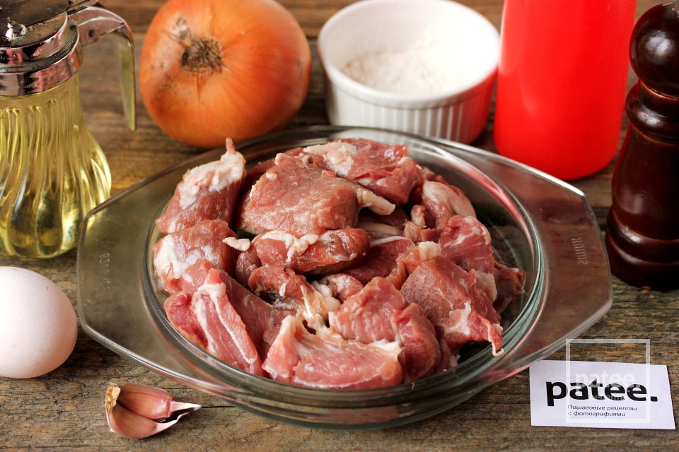 Мясные оладьи - Шаг 1