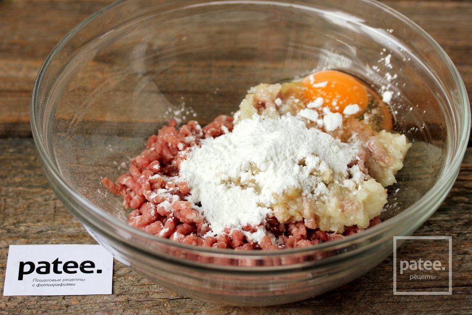 Мясные оладьи - Шаг 5