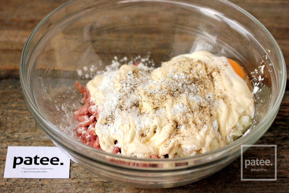 Мясные оладьи - Шаг 7